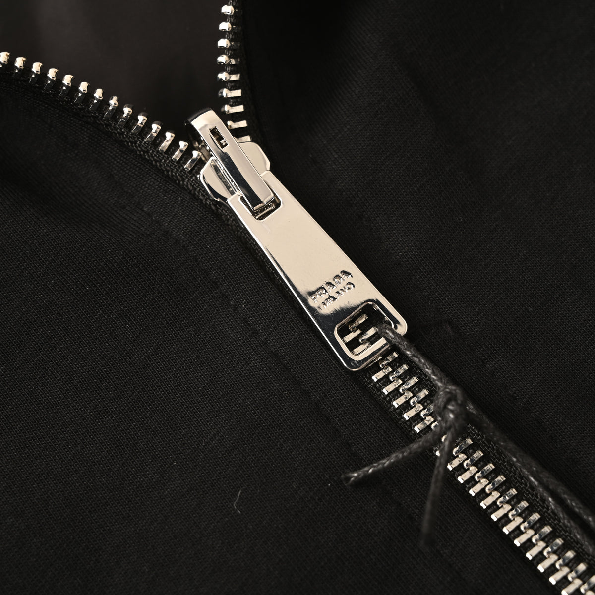 Prada Reversible Recycled Nylon & Cotton Jacket with Triangle Patch