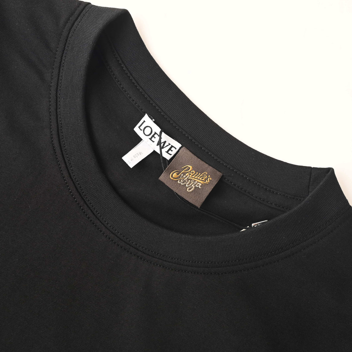 162_LOEWE罗意威 刺绣方标LOGO短袖T恤