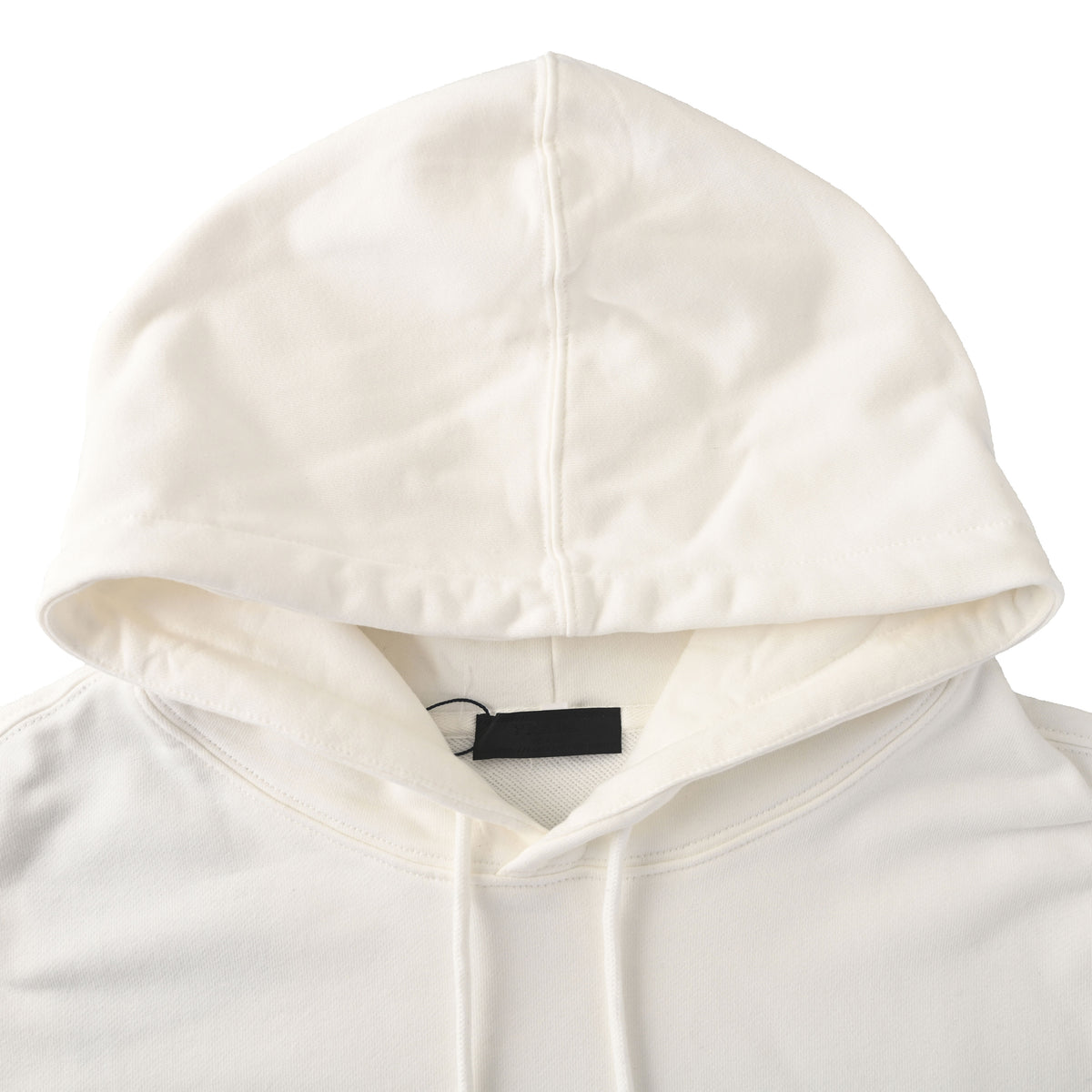 Prada Unisex Heavyweight Terry Hoodie with Raised Embroidery
