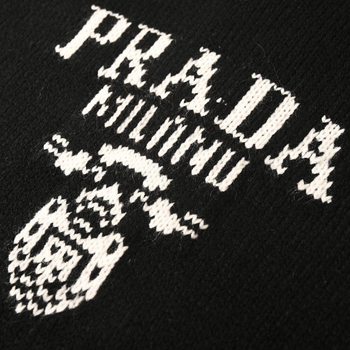 Prada Milano Jacquard Logo Wool-Blend Sweater with Crewneck | Unisex