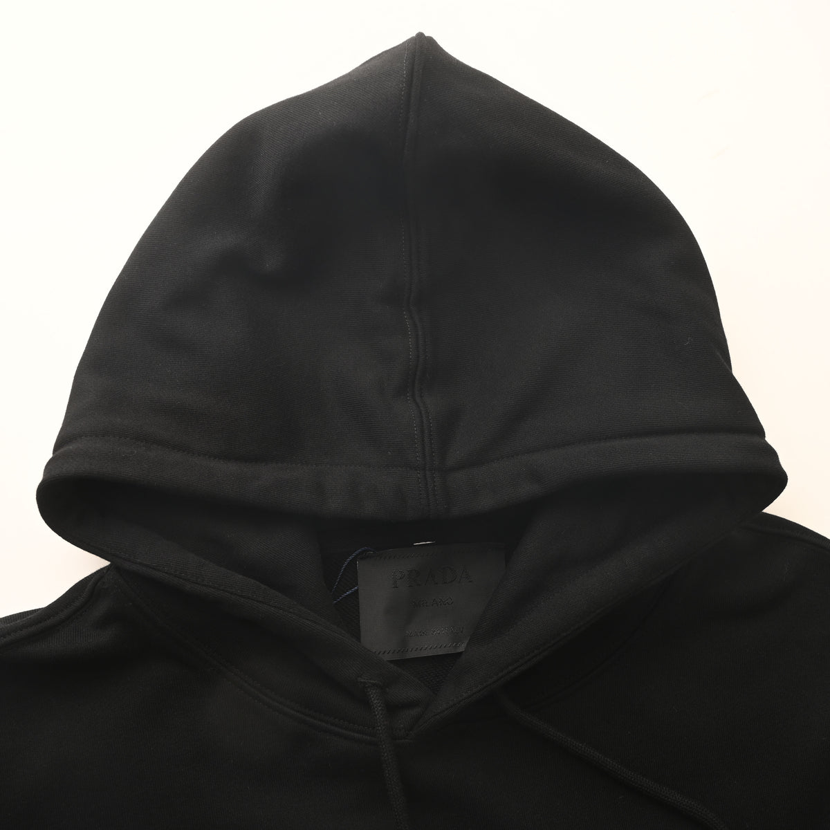 Prada Raised Embroidery Heavyweight Terry Hoodie | Unisex