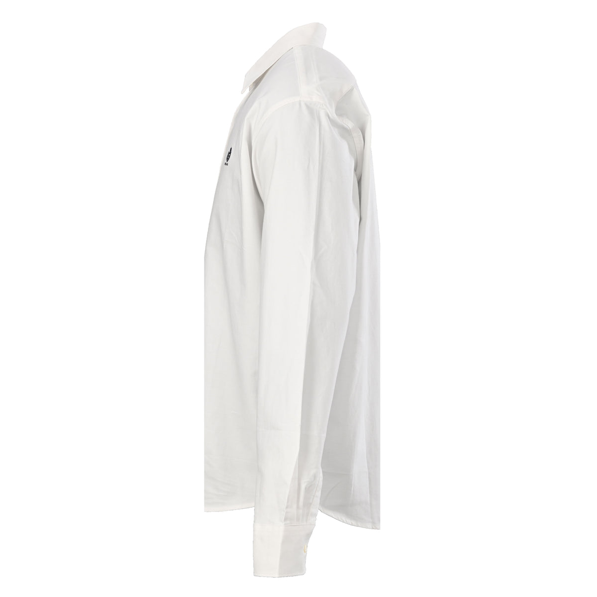Prada Embroidered Logo Long-Sleeve Shirt