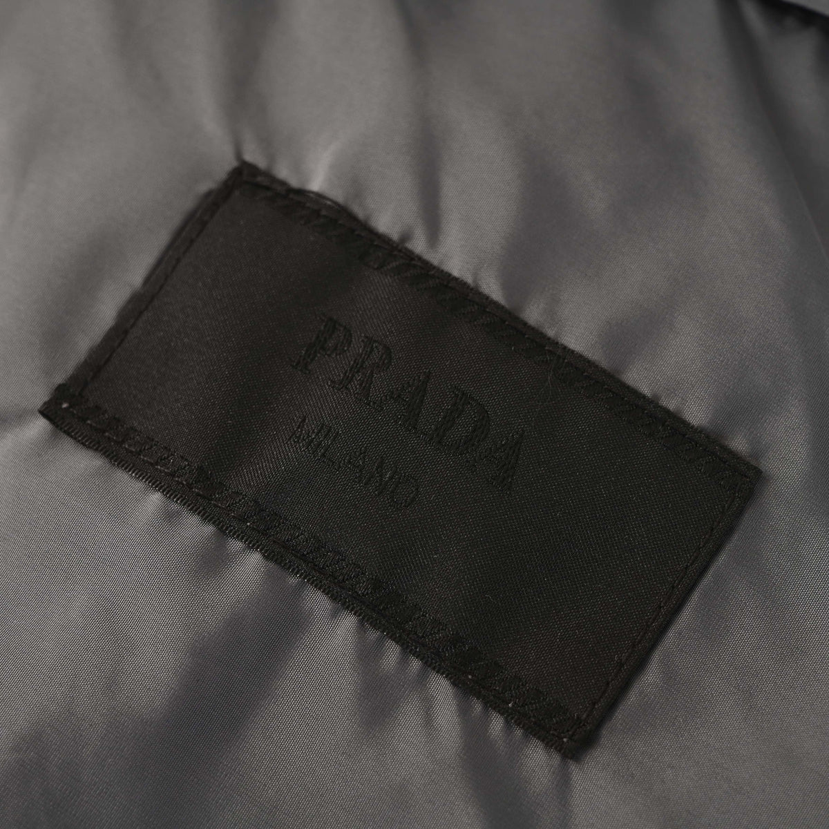 Prada Contrast Trim Stand-Collar Jacket