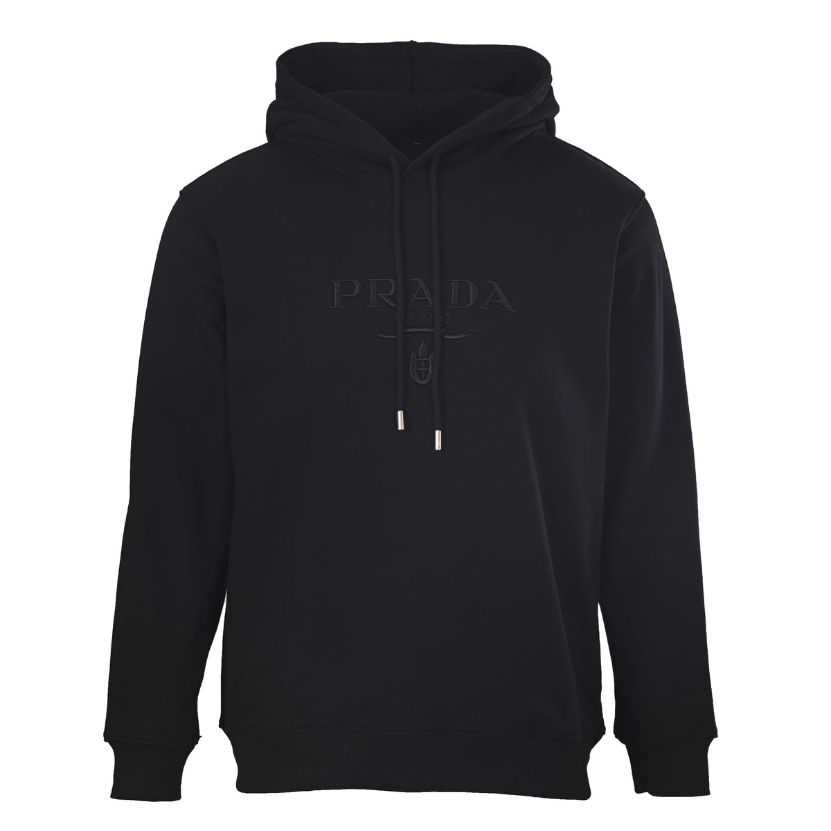 Prada Raised Embroidery Heavyweight Terry Hoodie | Unisex