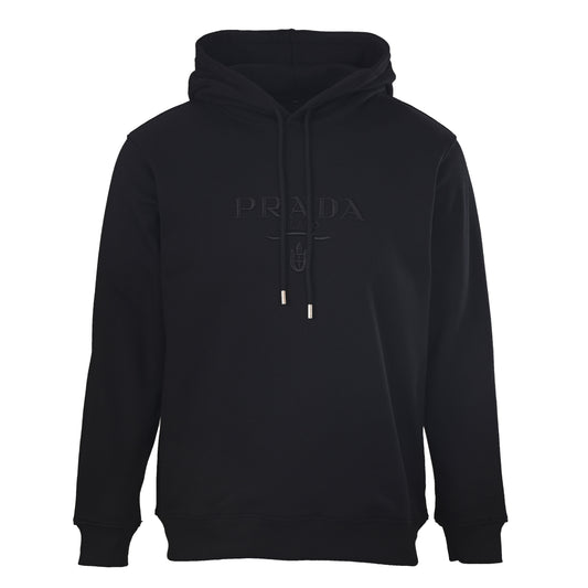 Prada Raised Embroidery Heavyweight Terry Hoodie | Unisex
