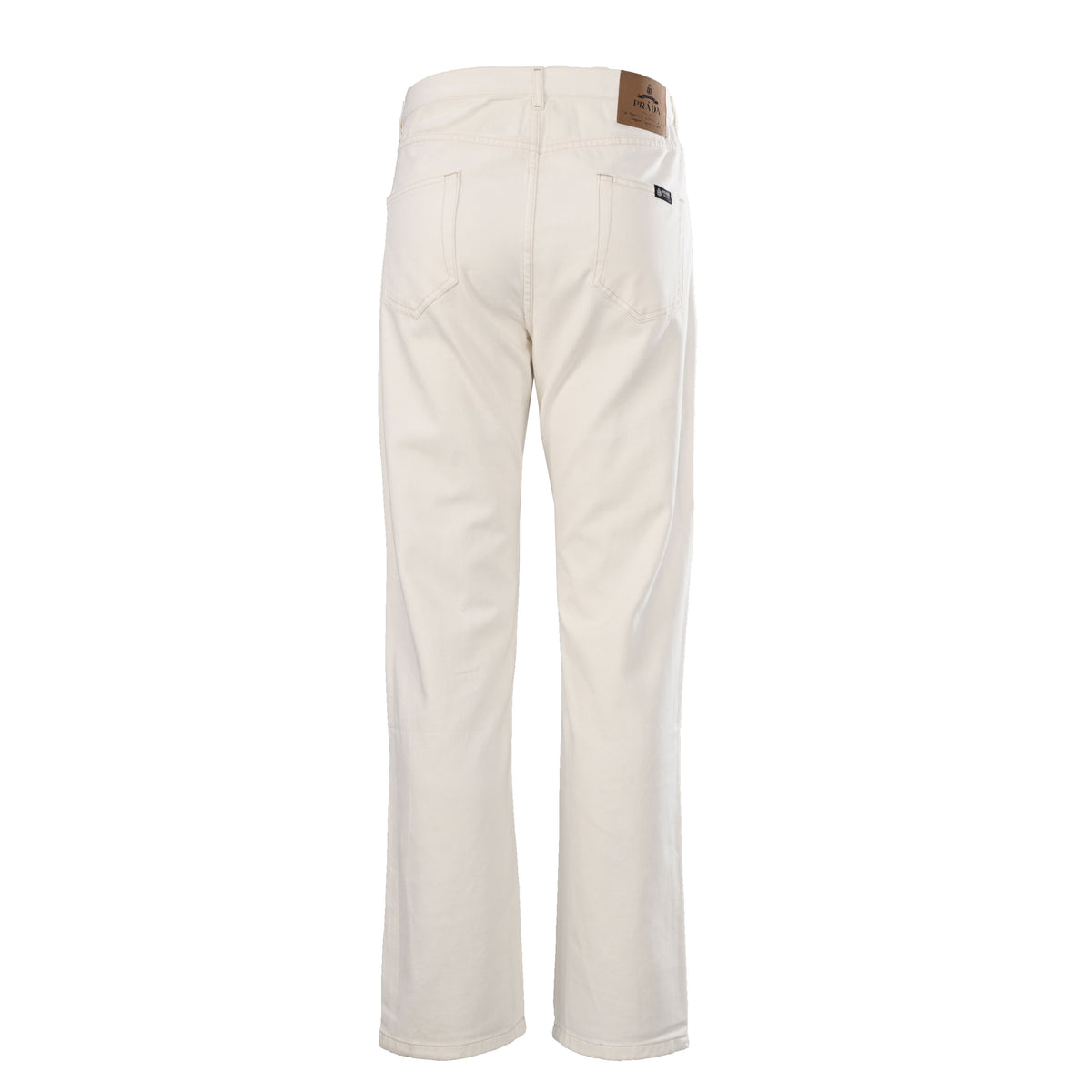 Prada Relaxed-Fit Cotton Denim Jeans with Five-Button Fly