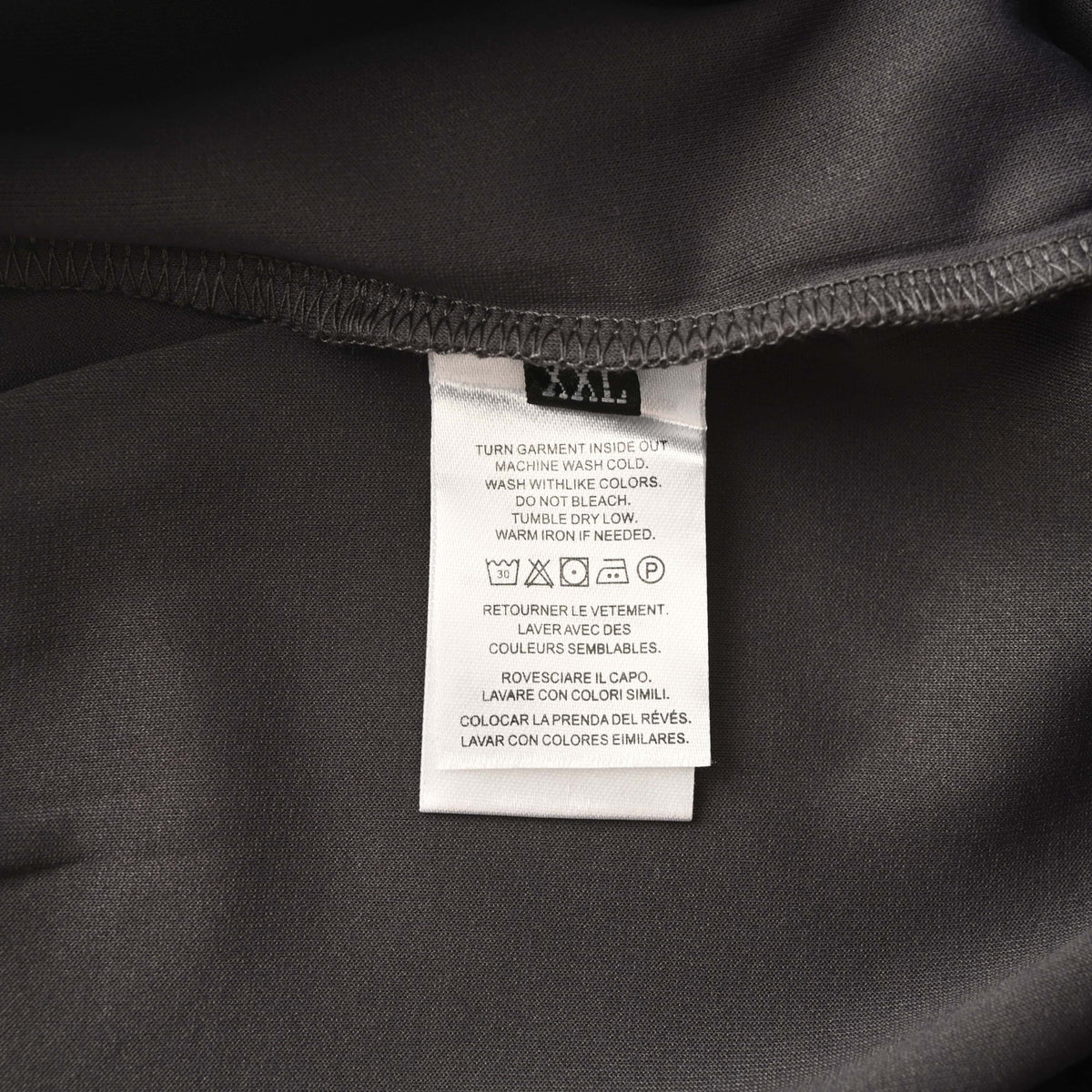 PRADA Gray Contrast-Stitch Tapered Joggers with Triangle Logo