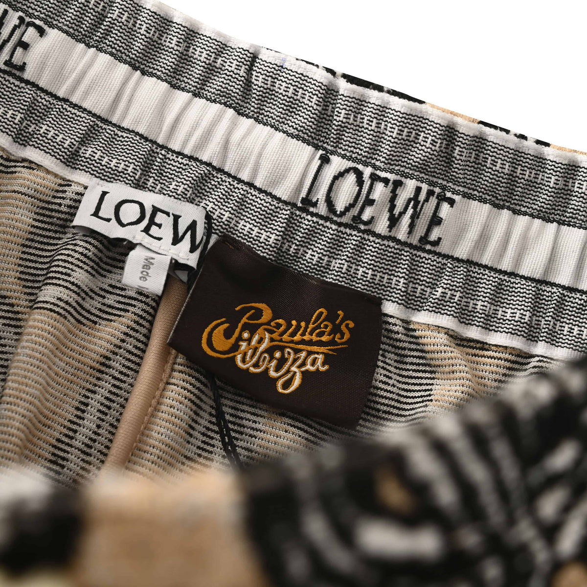112_LOEWE罗意威 毛巾布提花抽绳短裤