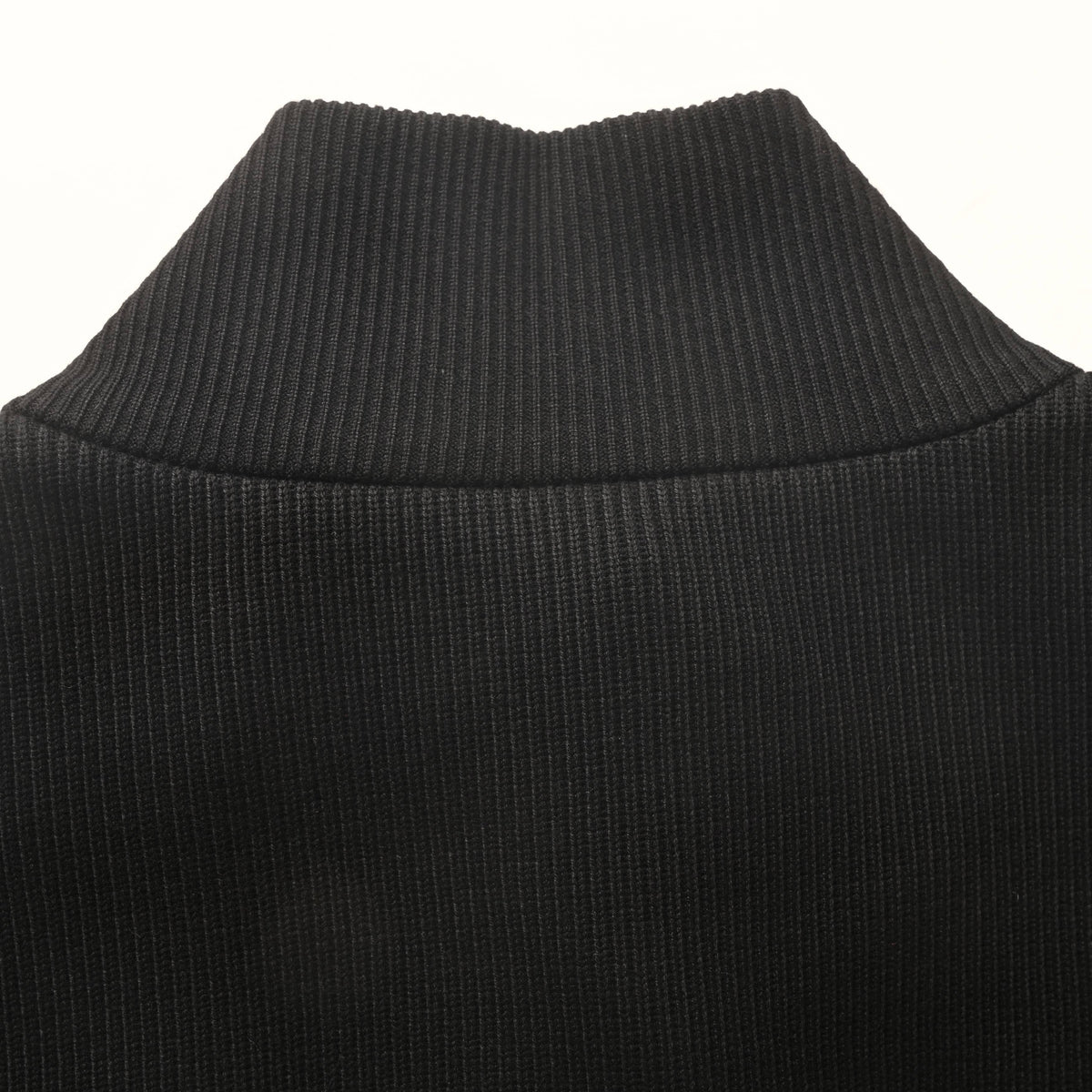 Prada Unisex Striped Stand-Collar Knit Cardigan with Triangle Logo