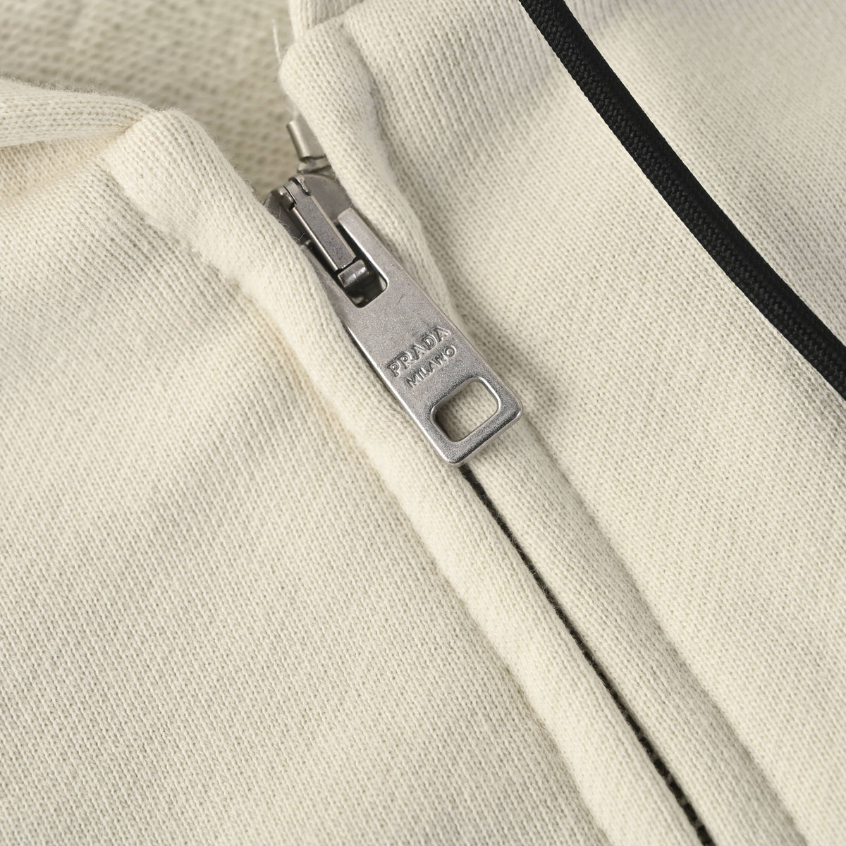 Prada Relaxed-Fit Graffiti Print Zip-Up Hoodie