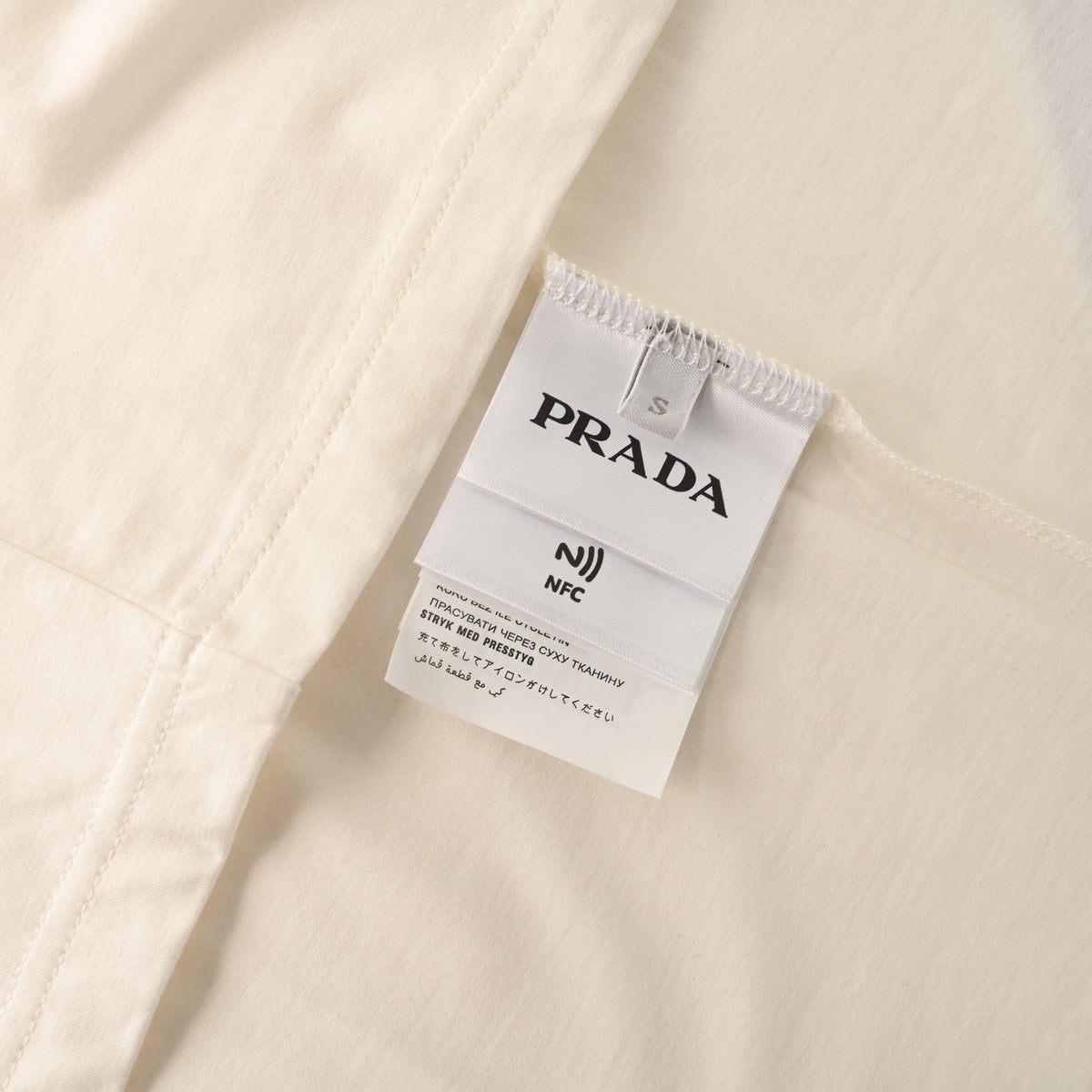 Prada Classic Triangle Logo Short-Sleeve T-Shirt