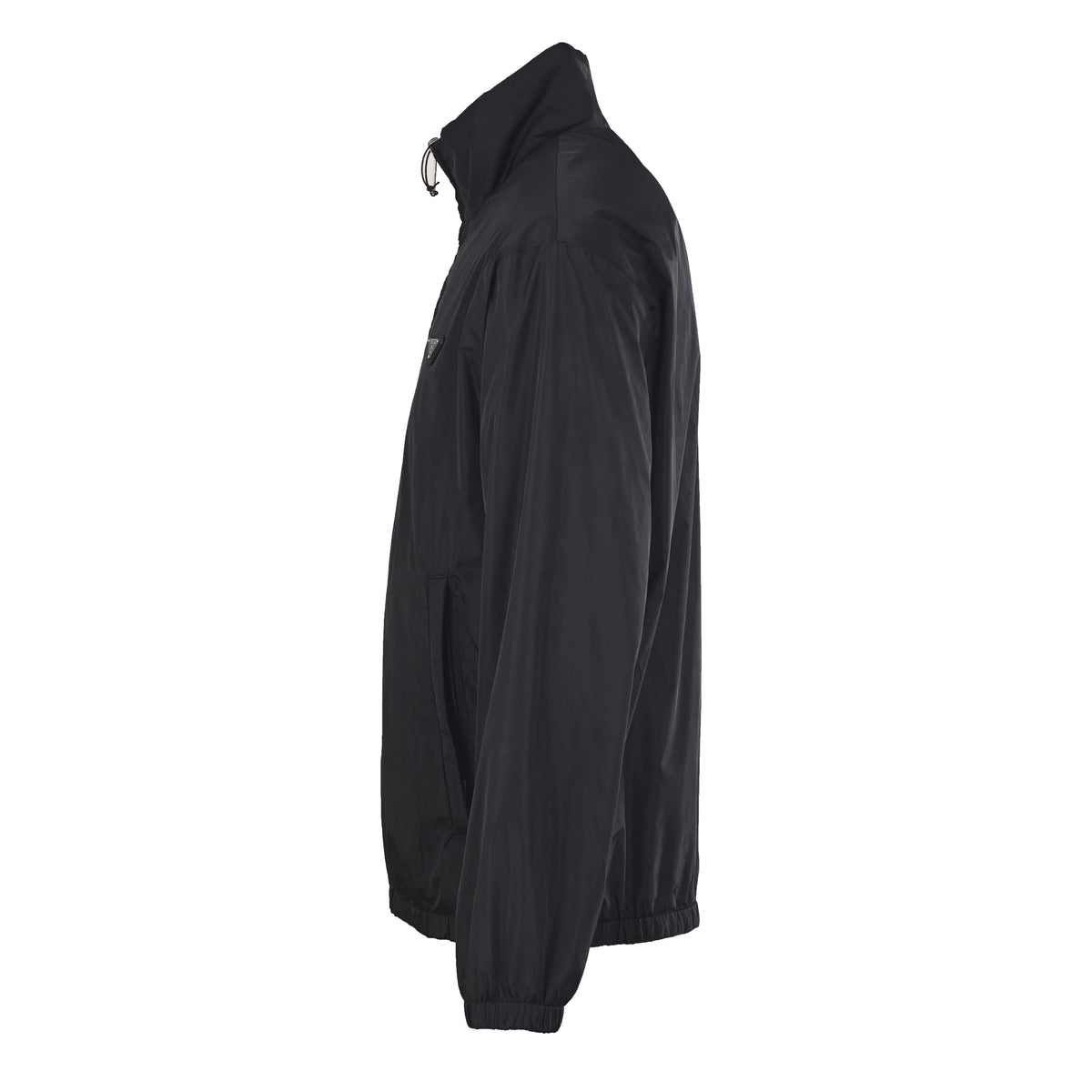 PRADA Reversible Floral-Print Nylon Stand-Collar Jacket