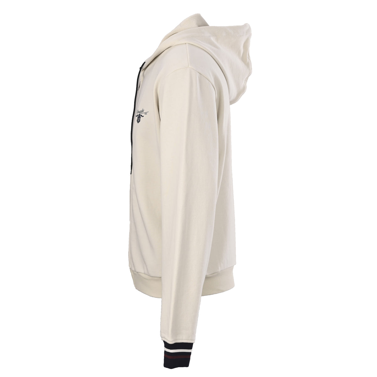 Prada Relaxed-Fit Graffiti Print Zip-Up Hoodie