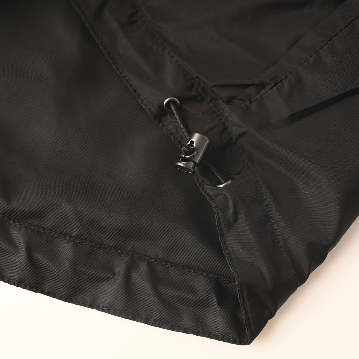 Prada Reversible Brown & Black Colorblock Nylon Stand-Collar Jacket