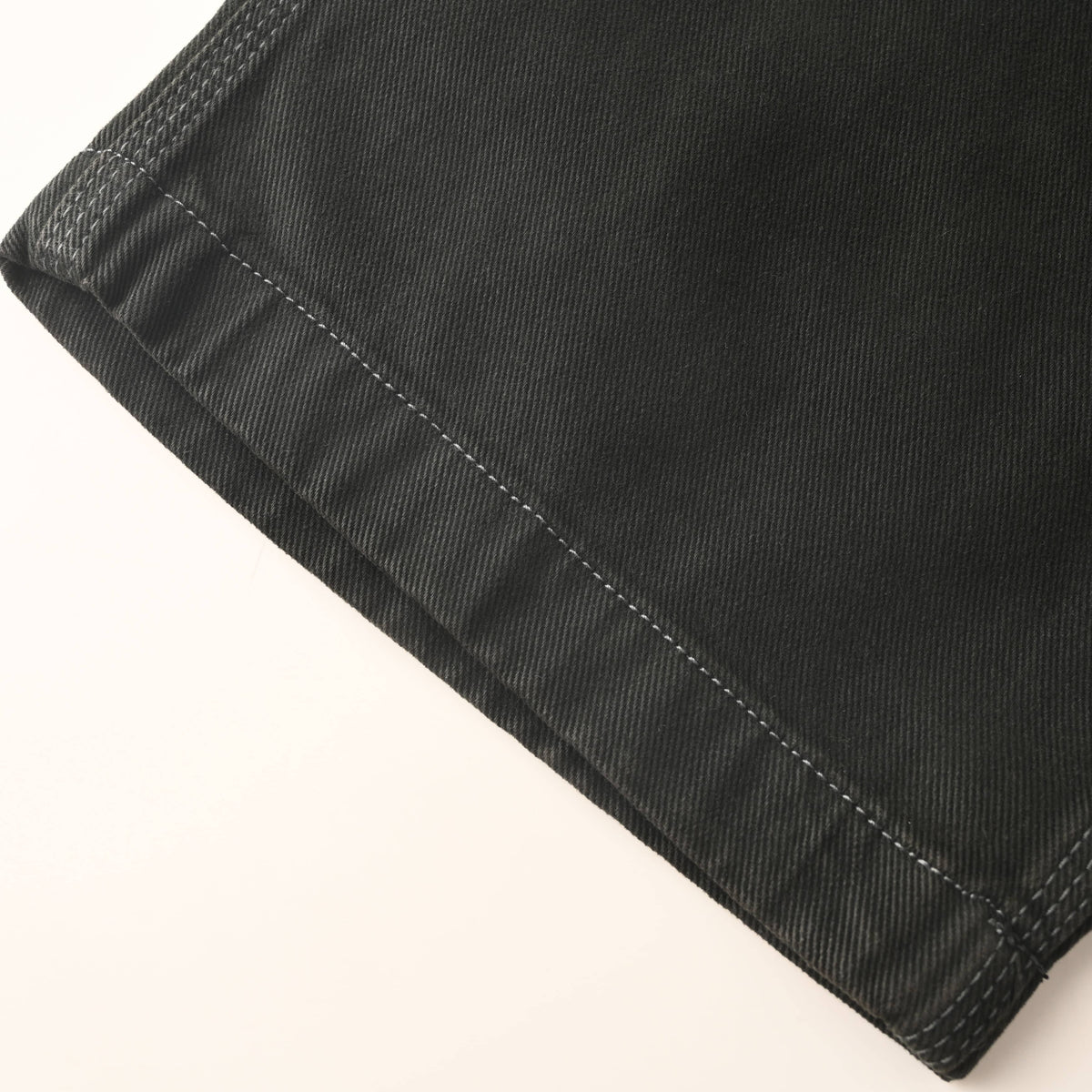 Prada Relaxed-Fit Green Jeans with Triangle Logo Pocket