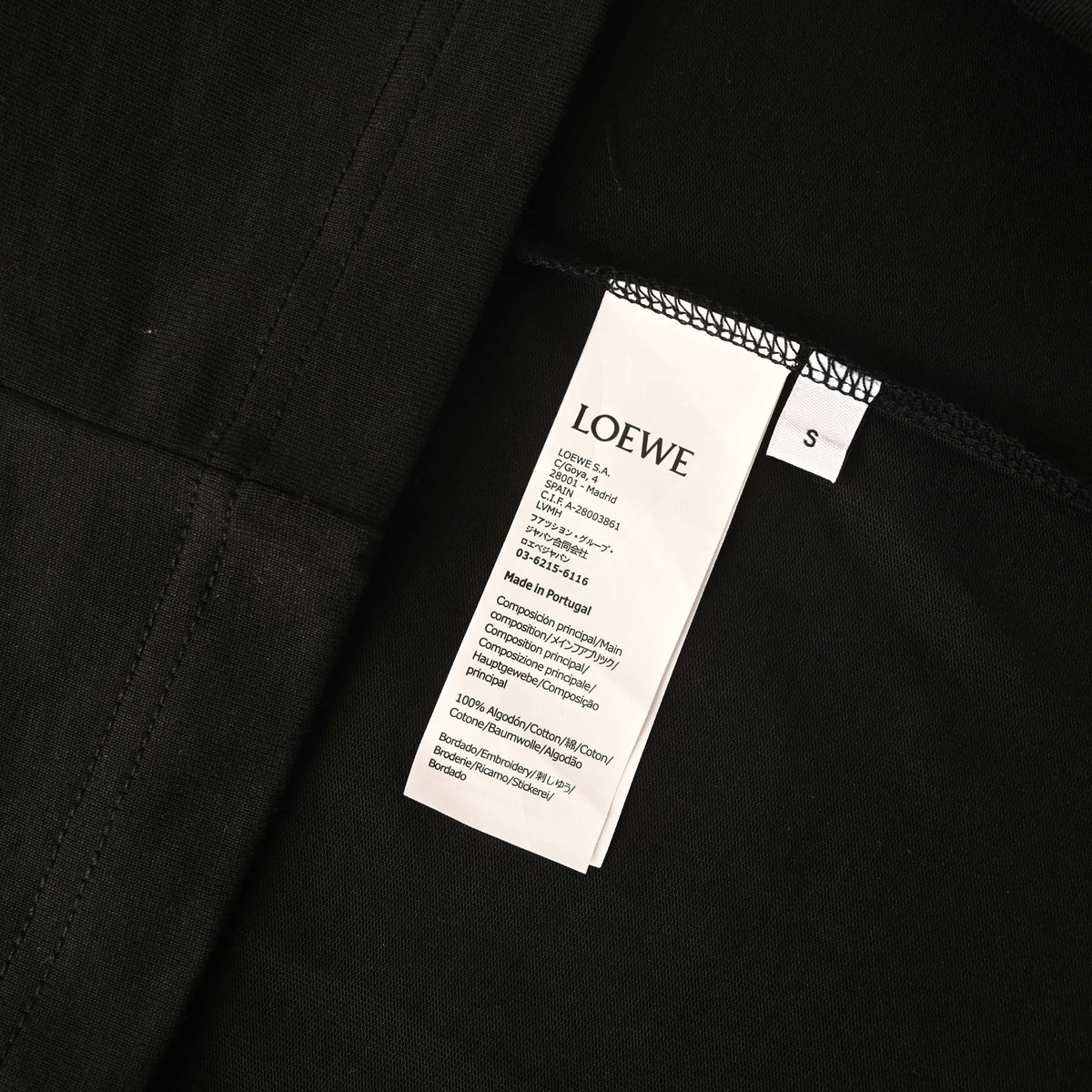 127_LOEWE罗意威 PRECOLLECTION系列 口袋小刺绣短袖T恤