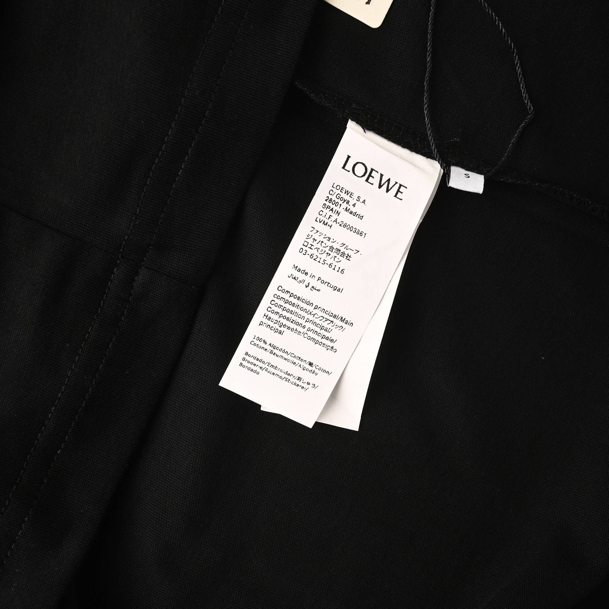 160_LOEWE罗意威 刺绣口袋LOGO短袖T恤