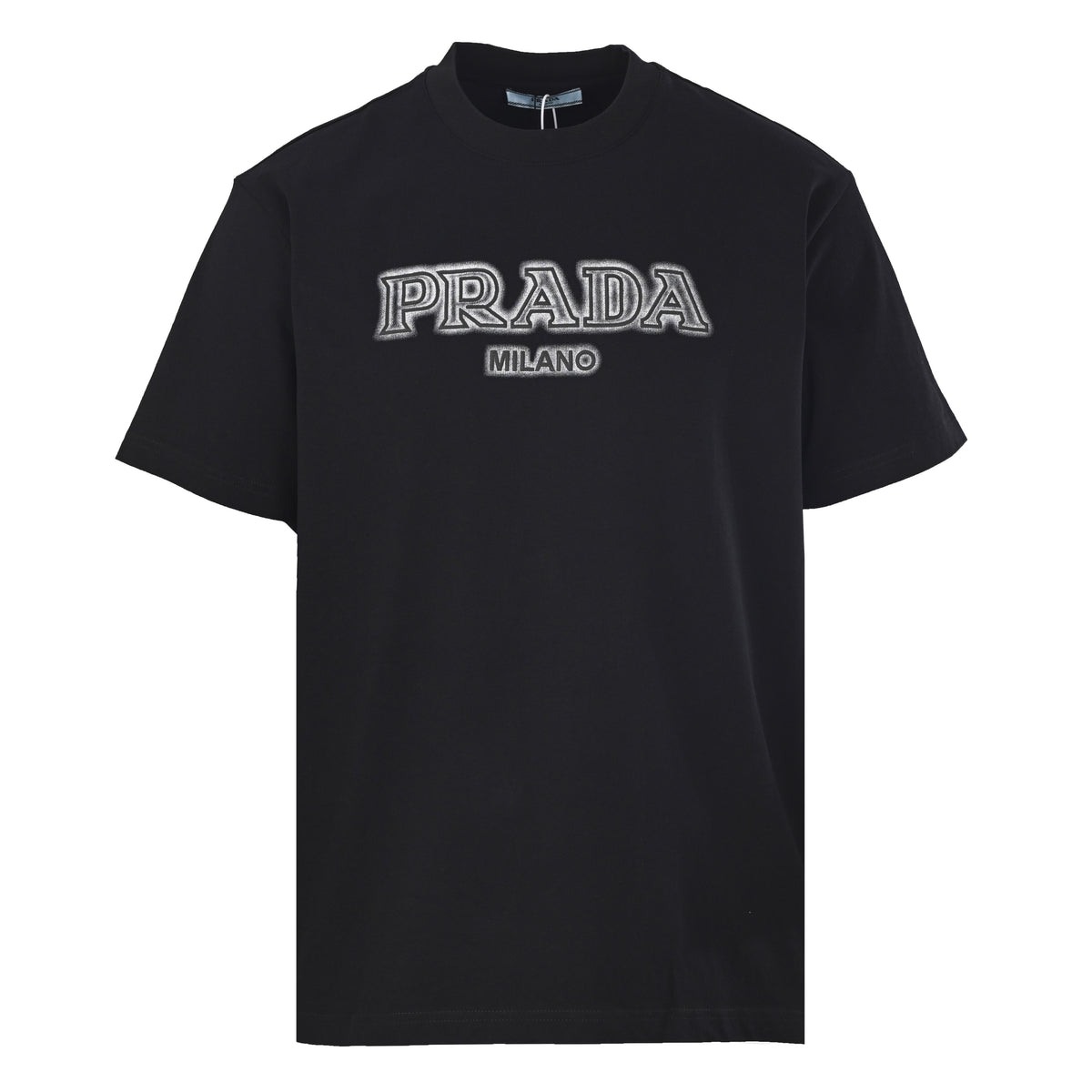 Prada Puff Print Lettering Short Sleeve T-Shirt | Unisex