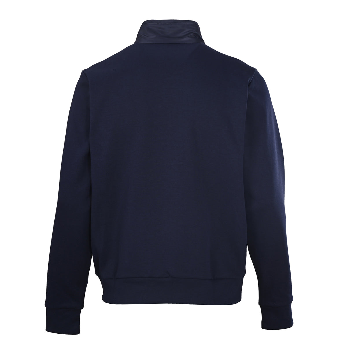 Prada Relaxed-Fit Half-Zip Hoodie with Recycled Nylon Panels & Triangle Logo