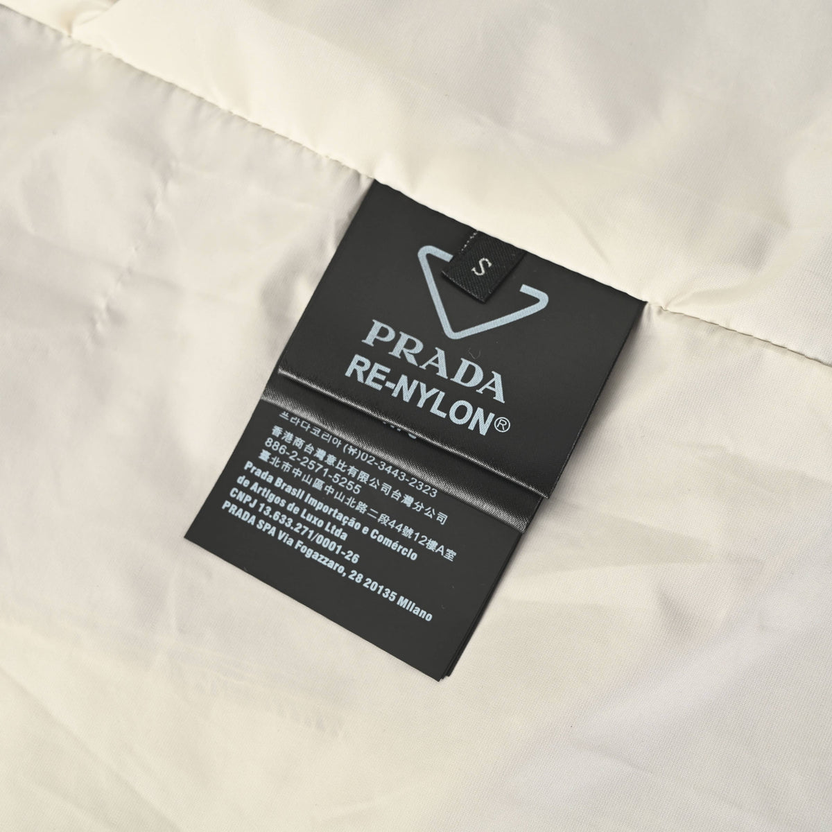Prada Colorblock Recycled Nylon Stand-Collar Jacket with Drawcord Hem