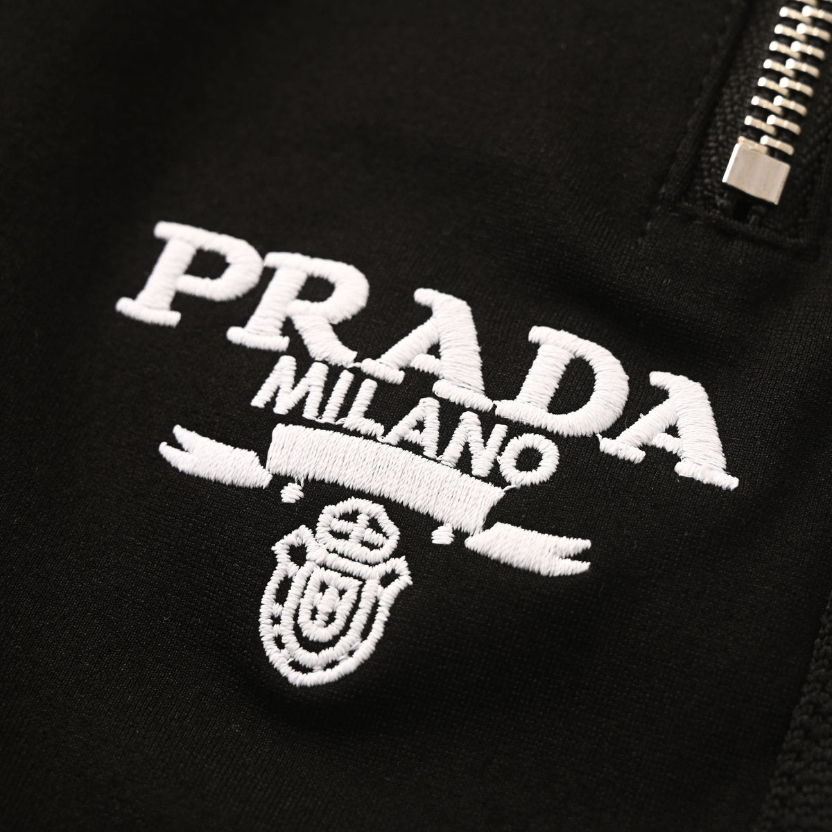 Prada Unisex Lightweight Pants with Zip Pockets & Side Webbing