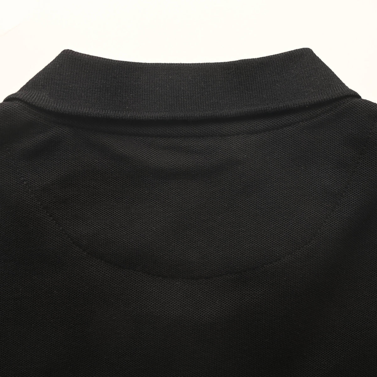 Prada Triangle Logo Half-Zip Long Sleeve Cotton Pique T-Shirt