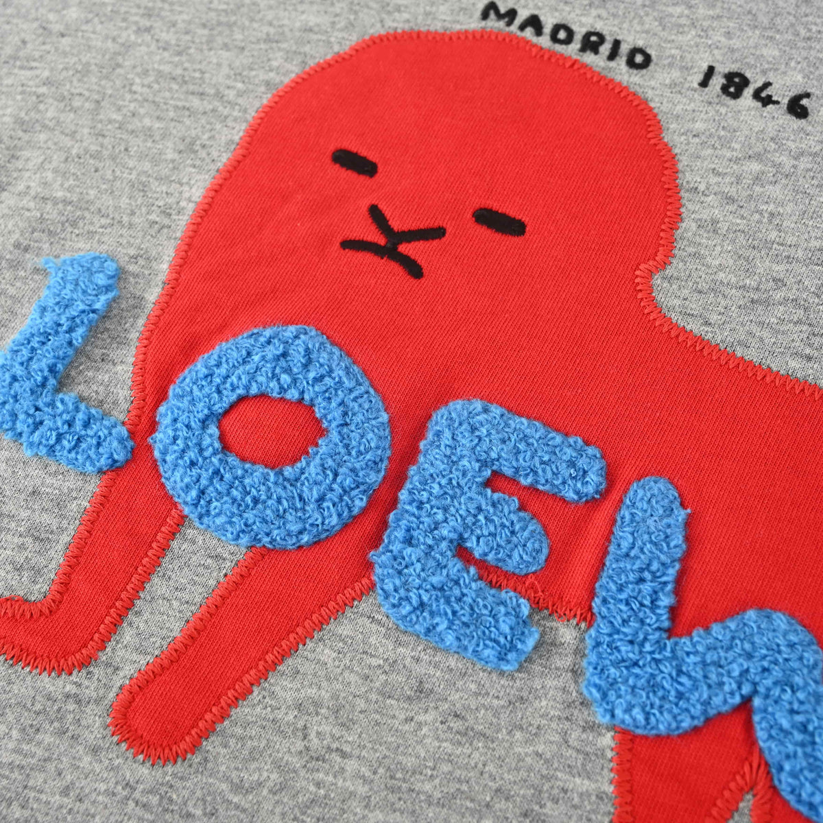 138_Loewe_罗意威 180周年限定款狮子贴布刺绣圆领短袖T恤