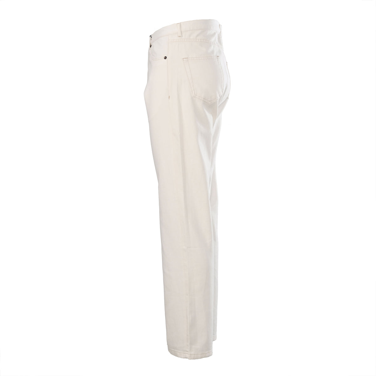 Prada Relaxed-Fit Cotton Denim Jeans with Five-Button Fly