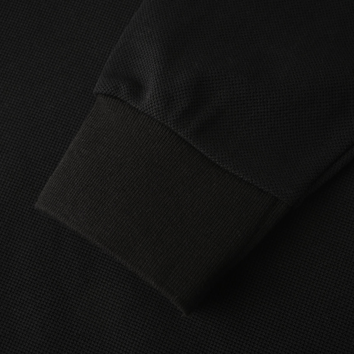 Prada Unisex Half-Zip Long Sleeve Polo Shirt in Sorona Blend