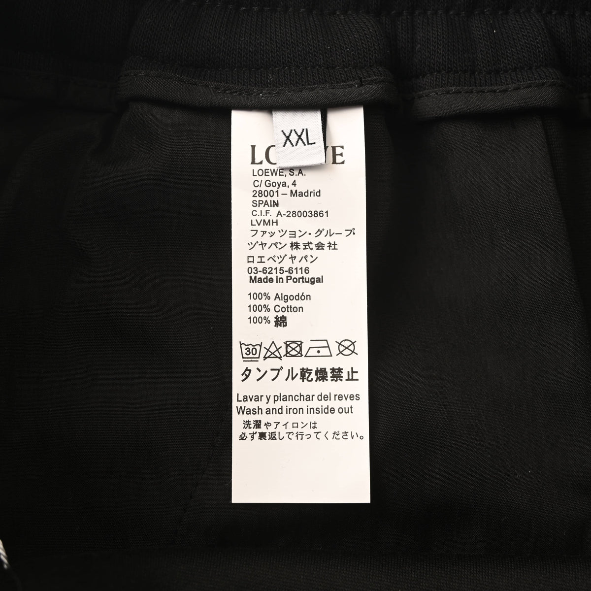 124_Loewe_罗意威 周年限定狮子植绒贴布短裤