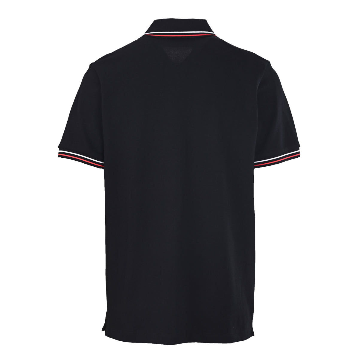 Prada Color-Stripe Collar Short-Sleeve Polo Shirt