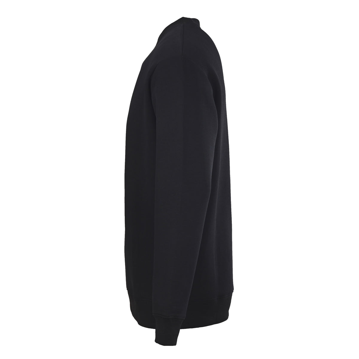 Prada Triangle Logo Cotton Crewneck Sweatshirt with Nylon Panels
