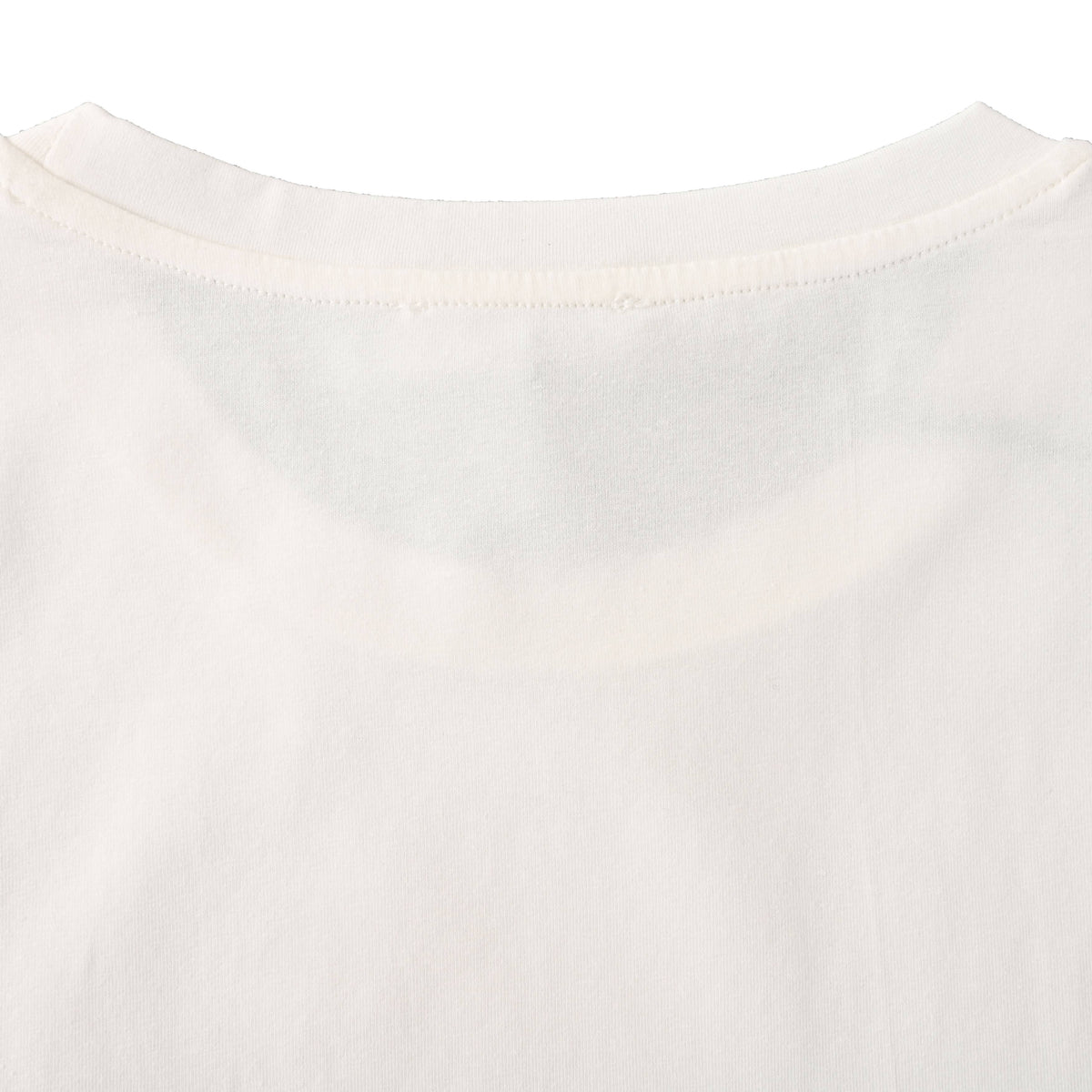 Prada Stretch Cotton Long Sleeve T-Shirt with Tonal Triangle Embroidery