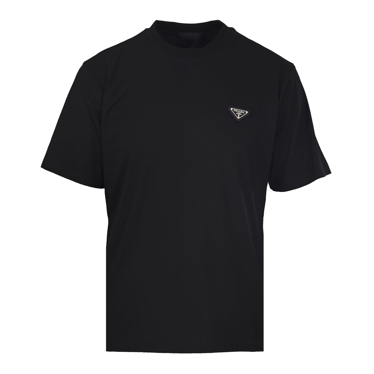 Prada Classic Triangle Logo Short-Sleeve T-Shirt