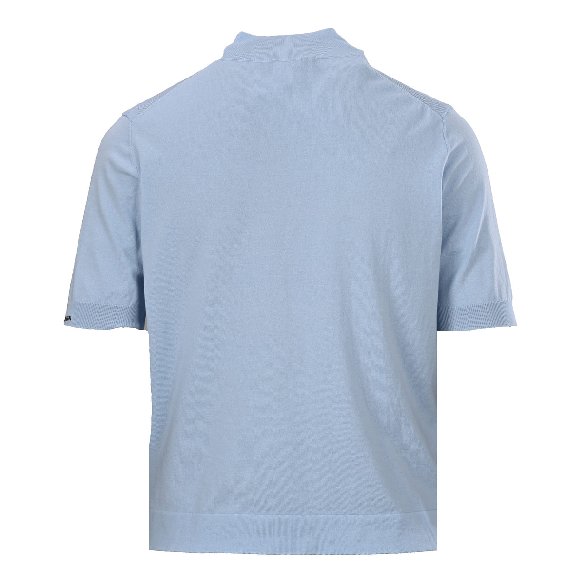 Prada Sleeve Lettering Jacquard Short-Sleeve Knit T-Shirt