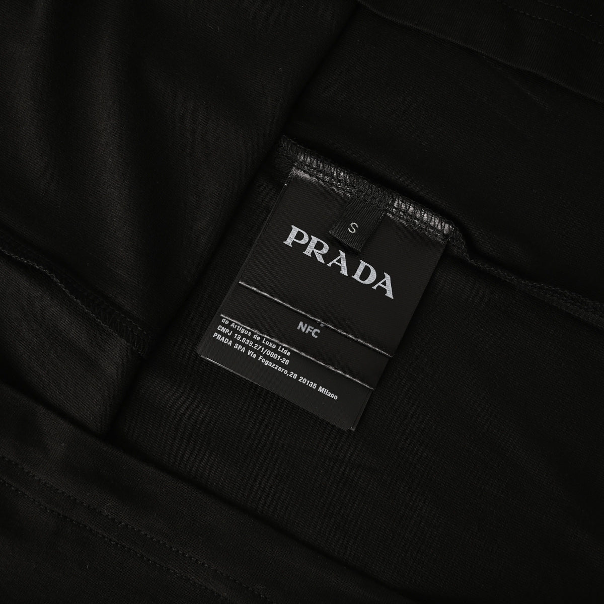 Prada Classic Triangle Logo Short-Sleeve T-Shirt