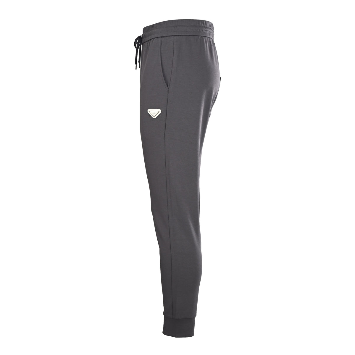 PRADA Triangle-Logo Tapered Joggers with Contrast Back Pocket