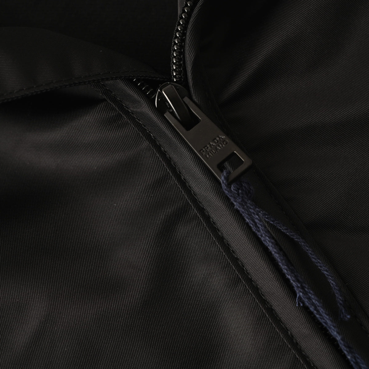 Prada Re-Nylon Paneled Zip-Up Jacket