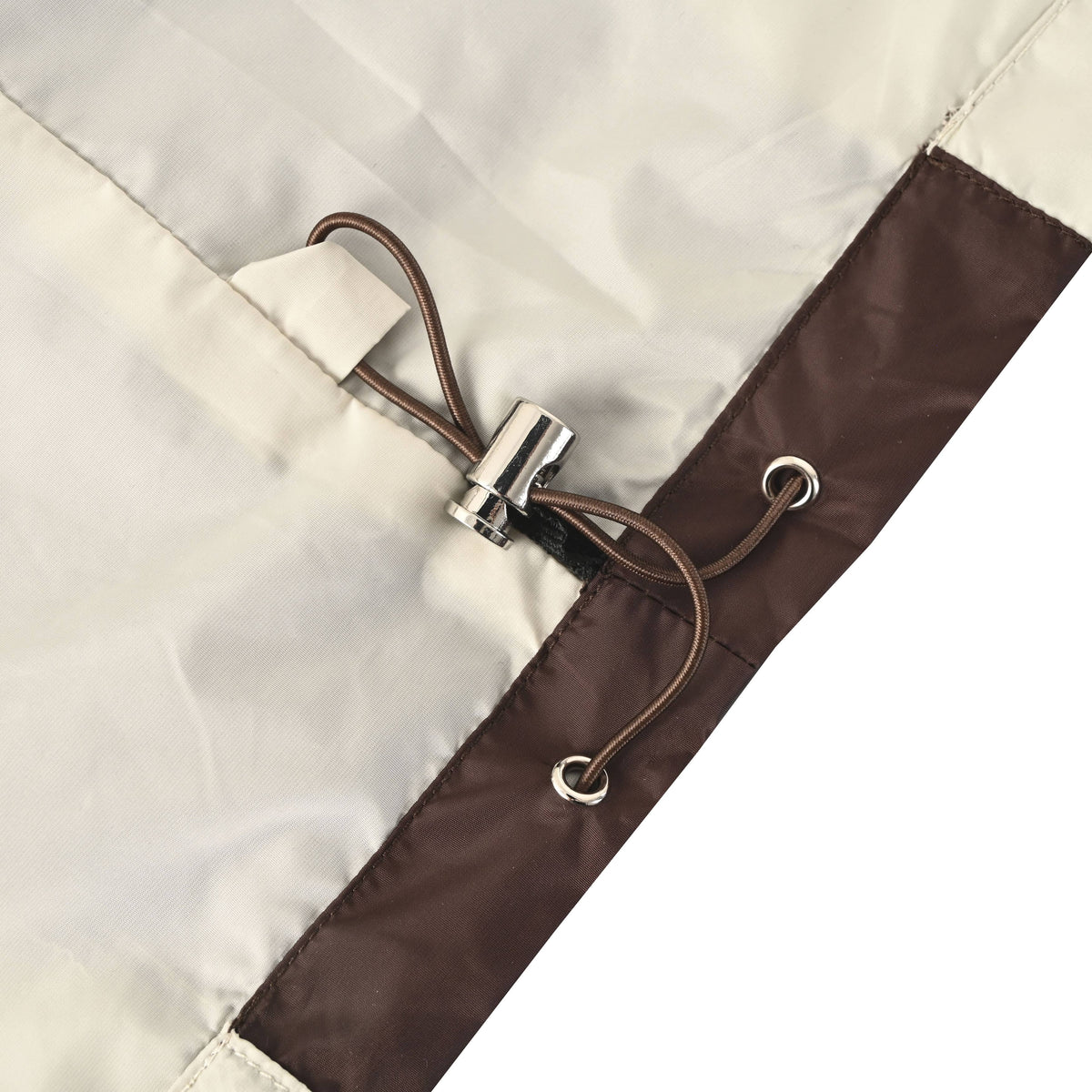 Prada Colorblock Recycled Nylon Stand-Collar Jacket with Drawcord Hem