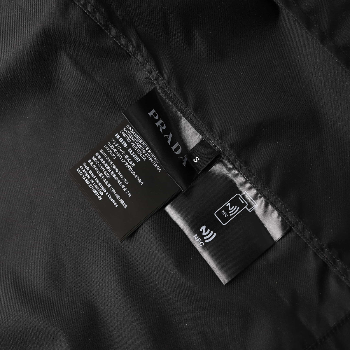 Black Nylon Camp Collar Short Sleeve Shirt – Relaxed Fit
