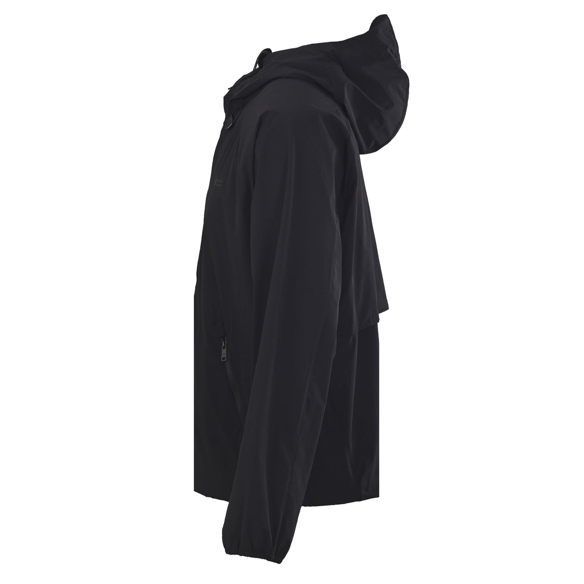 Prada Lightweight Nylon Hooded Jacket with Tonal Logo Print