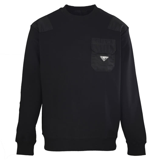 Prada Unisex Chest Pocket Crewneck Sweatshirt