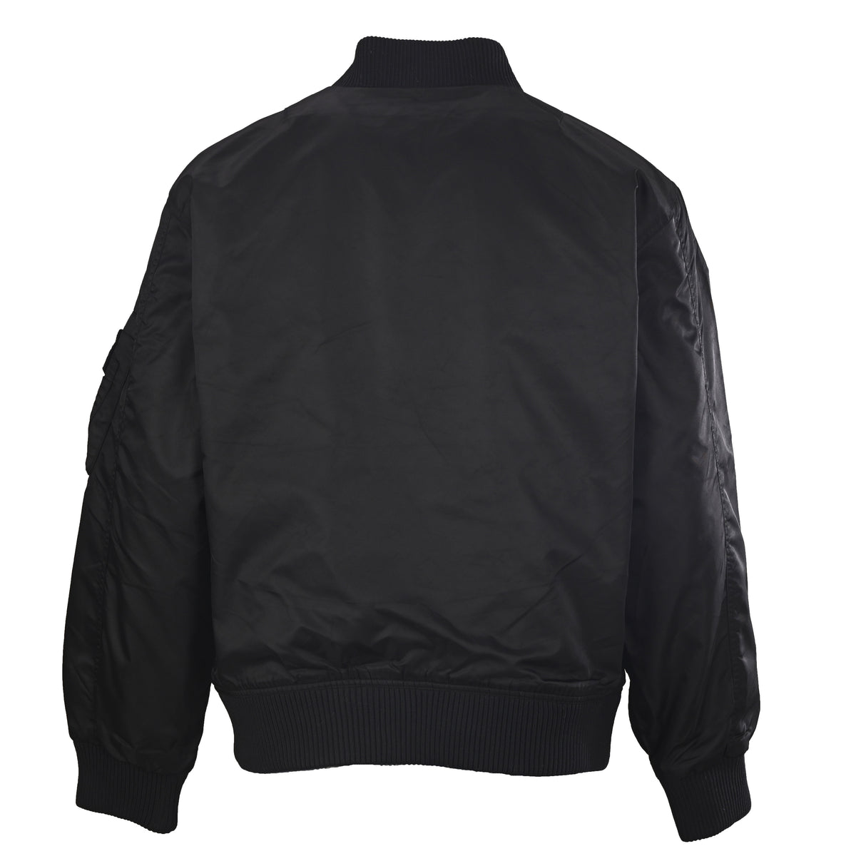 Prada Recycled Nylon Jacket with Triangle Logo Sleeve Pocket