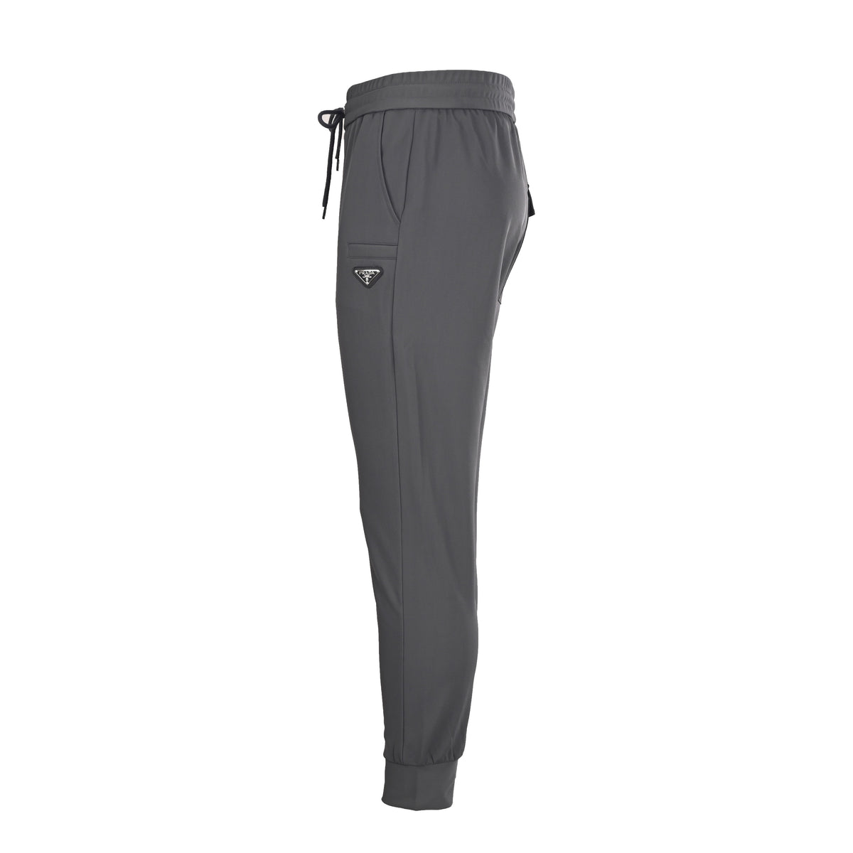 PRADA Drawstring Tapered Joggers with Rear Flap Pocket