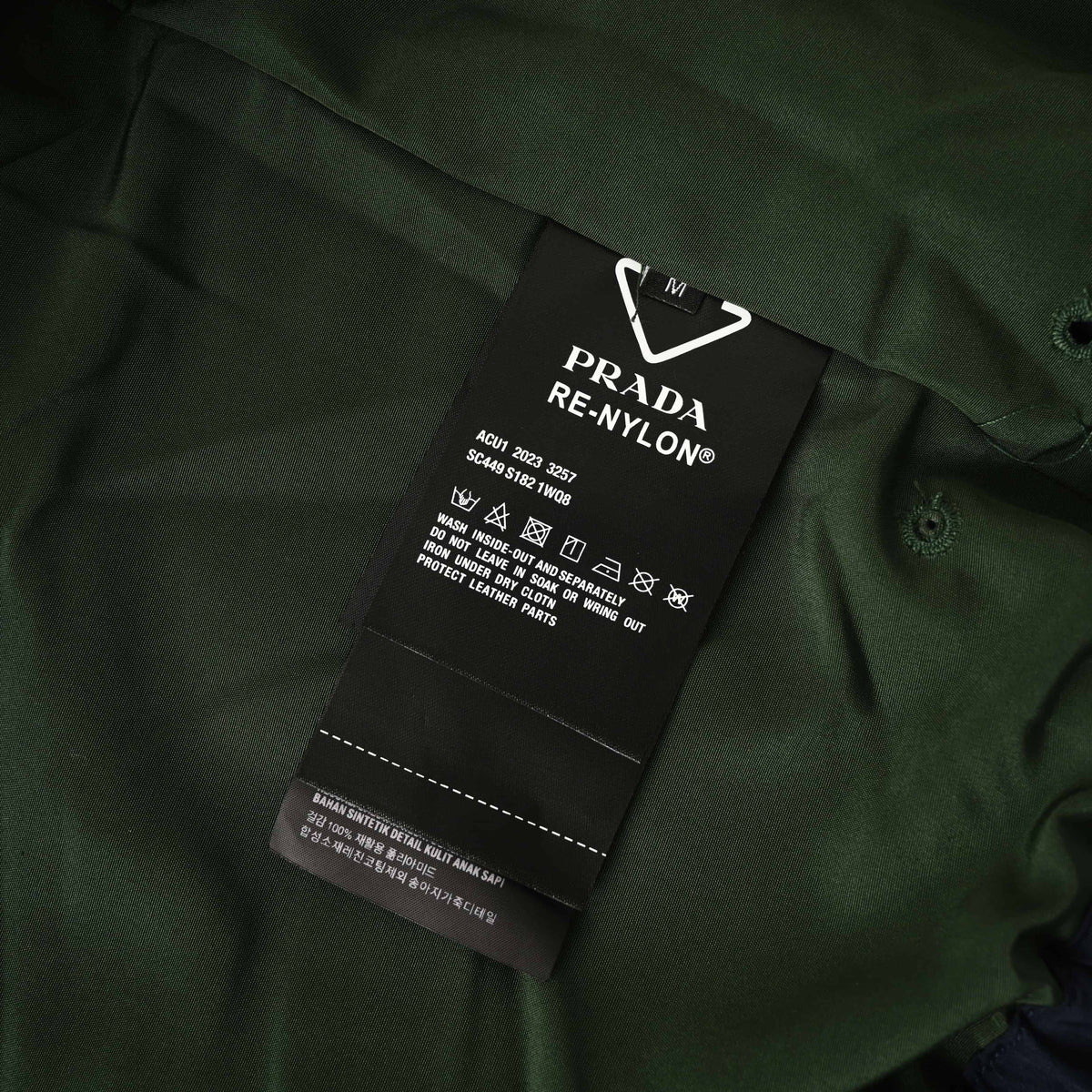 Prada Regular-Fit Cotton Zip-Up Jacket with Embroidered Letter Logo