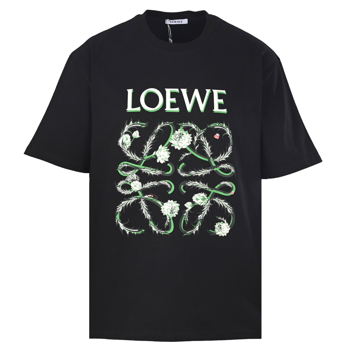 115_LOEWE_罗意威 花藤Logo印花短袖T恤