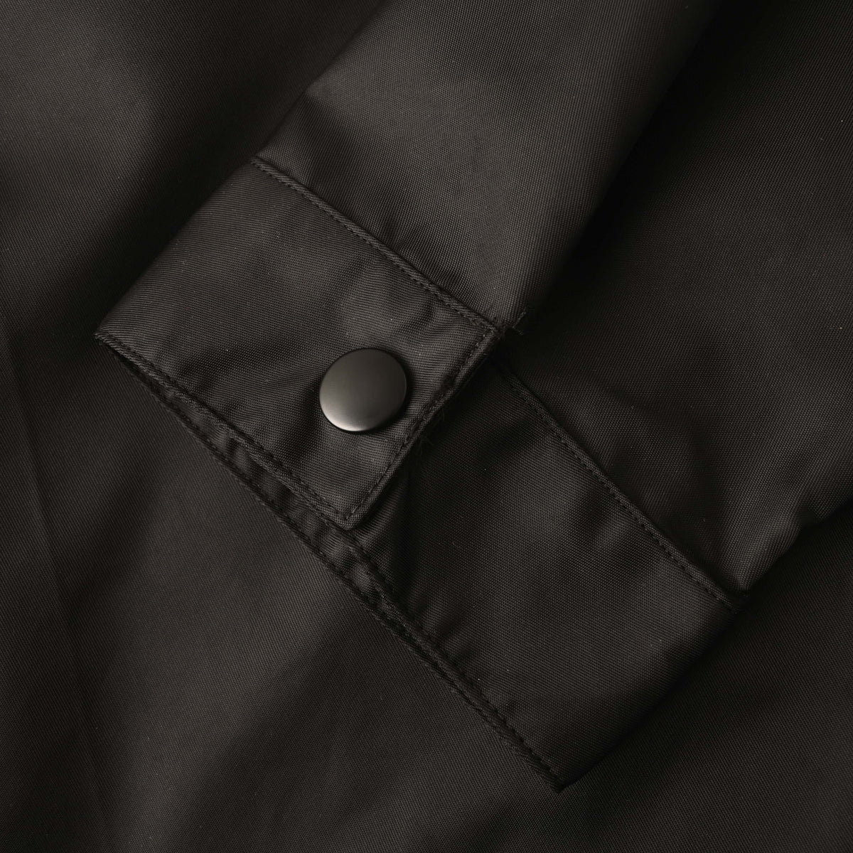 Prada Unisex Recycled Nylon Shirt Jacket with Triangle Logo Pocket