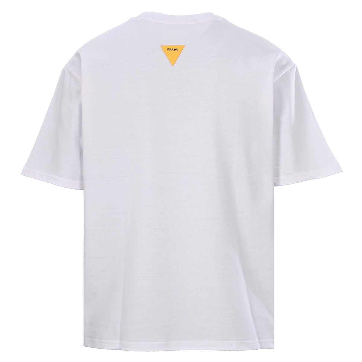 Prada Unisex Cotton Jersey Short Sleeve T-Shirt with Letter Logo