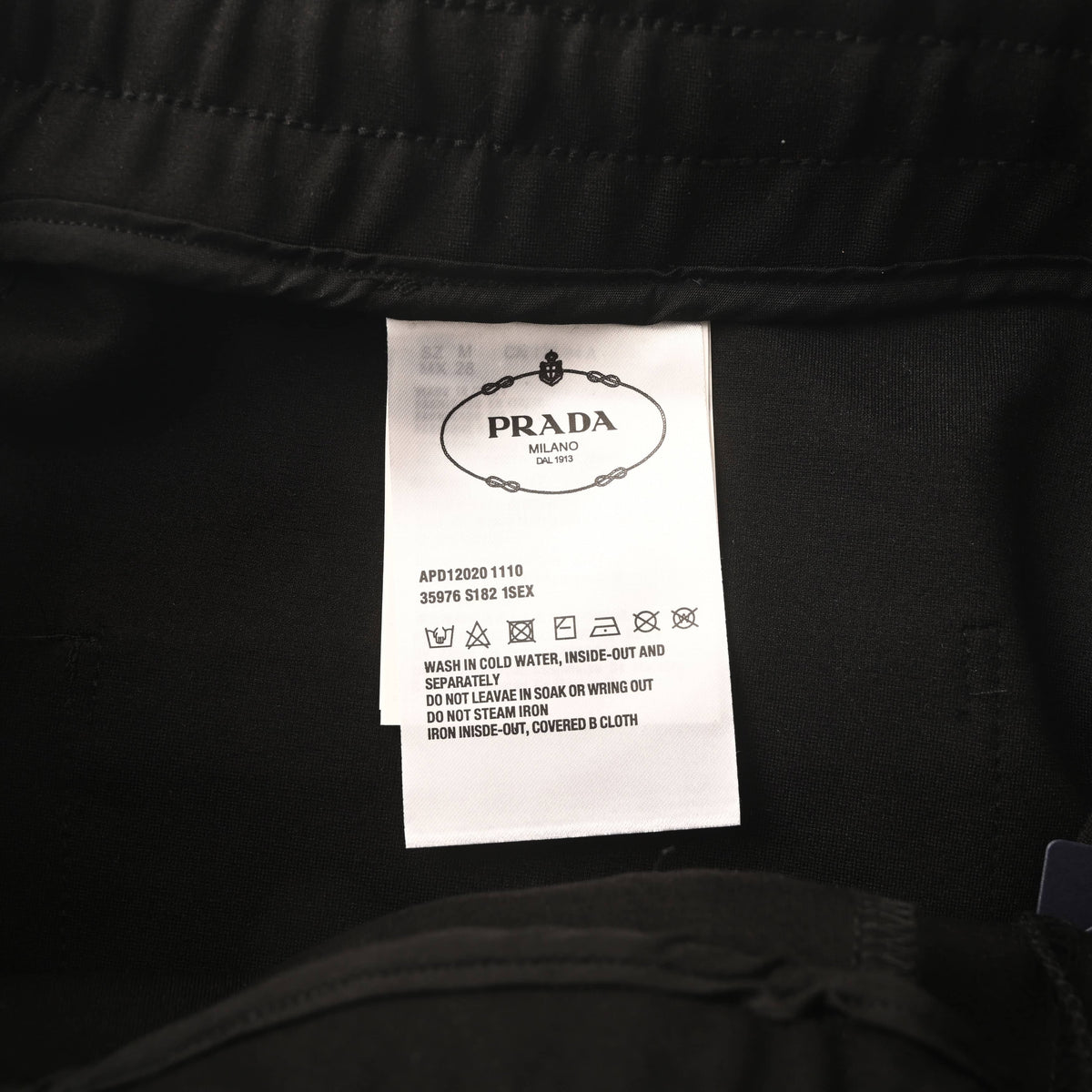 Prada Unisex Lightweight Pants with Zip Pockets & Side Webbing