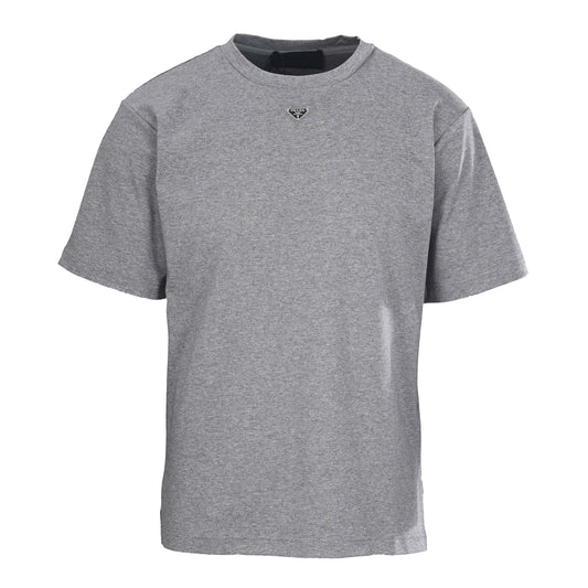 Prada Enamel Triangle Logo Short-Sleeve T-Shirt